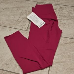 Lululemon Wunder Train High-Rise Tight 25” – Magenta Purple (Size 8, NWT)